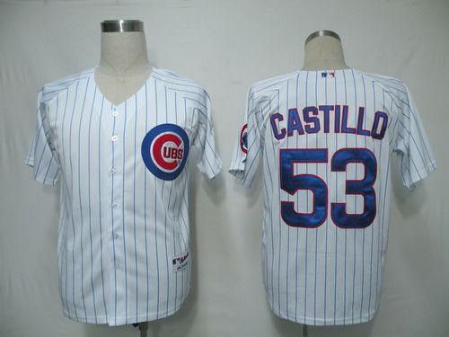 Custom Fan-Made Welington Castillo Chicago Cubs #53 White Baseball Jersey