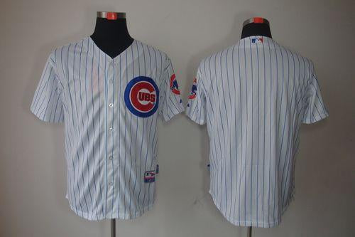Custom Fan-Made White Chicago Cubs Baseball Jersey Chicago Cubs White Baseball Jersey