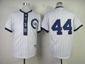 Custom Fan-Made Anthony Rizzo Chicago Cubs #44 White 1909 Throwback Turn Back Clock Edition Baseball Jersey