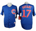 Custom Fan-Made Kris Bryant Chicago Cubs #17 Blue Baseball Jersey
