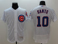 Custom Fan-Made Ron Santo Chicago Cubs #10 White Baseball Jersey