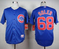 Custom Fan-Made Jorge Soler Chicago Cubs #68 Blue Baseball Jersey