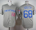 Custom Fan-Made Jorge Soler Chicago Cubs #68 Grey 1990 Throwback Turn Back Clock Edition Baseball Jersey