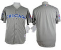 Custom Fan-Made Grey 1990 Chicago Cubs Baseball Jersey Chicago Cubs Grey 1990 Throwback Turn Back Clock Edition Baseball Jersey