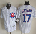 Custom Fan-Made Kris Bryant Chicago Cubs #17 White Baseball Jersey