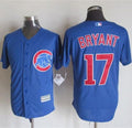 Custom Fan-Made Kris Bryant Chicago Cubs #17 Blue Baseball Jersey