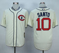 Custom Fan-Made Ron Santo Chicago Cubs #10 1929 Throwback Turn Back Clock Edition Baseball Jersey