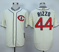 Custom Fan-Made Anthony Rizzo Chicago Cubs #44 1929 Throwback Turn Back Clock Edition Baseball Jersey