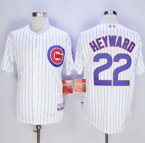 Custom Fan-Made Jason Heyward Chicago Cubs #22 White Baseball Jersey