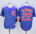 Custom Fan-Made Jason Heyward Chicago Cubs #22 Blue Baseball Jersey