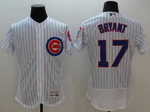 Custom Fan-Made Kris Bryant Chicago Cubs #17 White Baseball Jersey