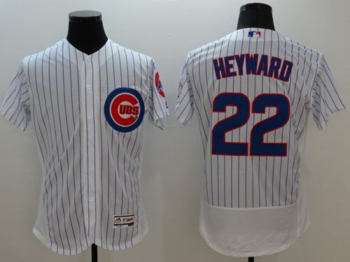 Custom Fan-Made Jason Heyward Chicago Cubs #22 White Baseball Jersey