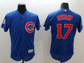 Custom Fan-Made Kris Bryant Chicago Cubs #17 Blue Baseball Jersey