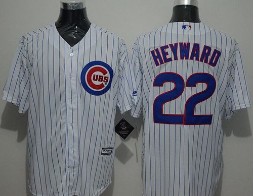 Custom Fan-Made Jason Heyward Chicago Cubs #22 White Baseball Jersey