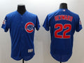 Custom Fan-Made Jason Heyward Chicago Cubs #22 Blue Baseball Jersey