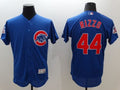 Custom Fan-Made Anthony Rizzo Chicago Cubs #44 Blue Baseball Jersey