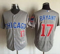 Custom Fan-Made Kris Bryant Chicago Cubs #17 Grey Baseball Jersey