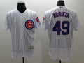 Custom Fan-Made Jake Arrieta Chicago Cubs #49 White Baseball Jersey