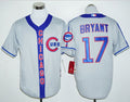 Custom Fan-Made Kris Bryant Cooperstown Chicago Cubs #17 Grey Baseball Jersey