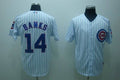 Custom Fan-Made Ernie Banks Chicago Cubs #14 White Baseball Jersey