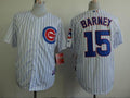 Custom Fan-Made Darwin Barney Chicago Cubs #15 White Baseball Jersey