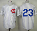 Custom Fan-Made Ryne Sandberg Chicago Cubs #23 White 1984 Throwback Baseball Jersey