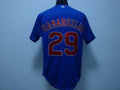 Custom Fan-Made Jeff Samardzija Chicago Cubs #29 Blue Baseball Jersey