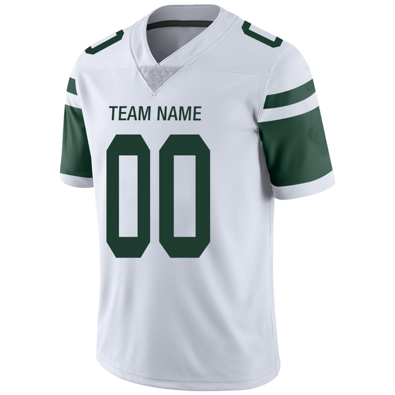 Custom green football jersey side view | GameDay Jerseys