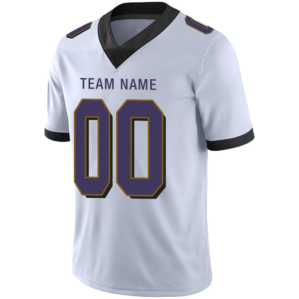 Custom purple football jersey studio shot | GameDay Jerseys