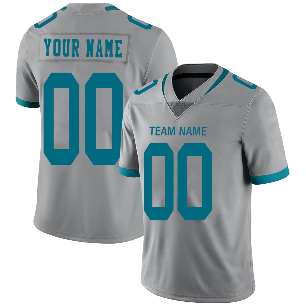Custom grey football jersey | GameDay Jerseys