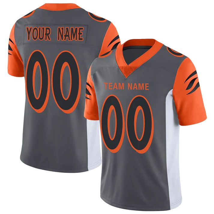 Custom grey football jersey | GameDay Jerseys