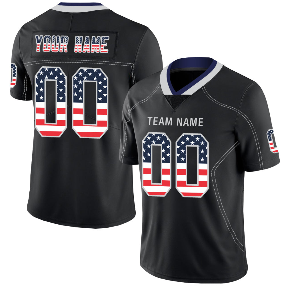 Custom black football jersey | GameDay Jerseys