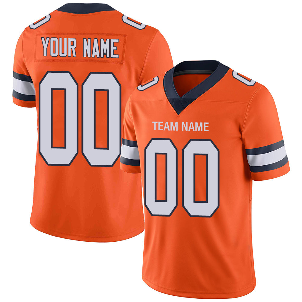 Custom orange football jersey | GameDay Jerseys