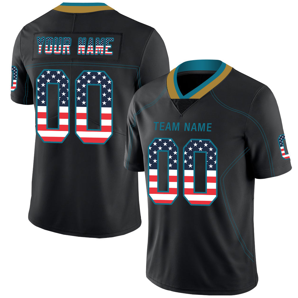 Custom black football jersey | GameDay Jerseys