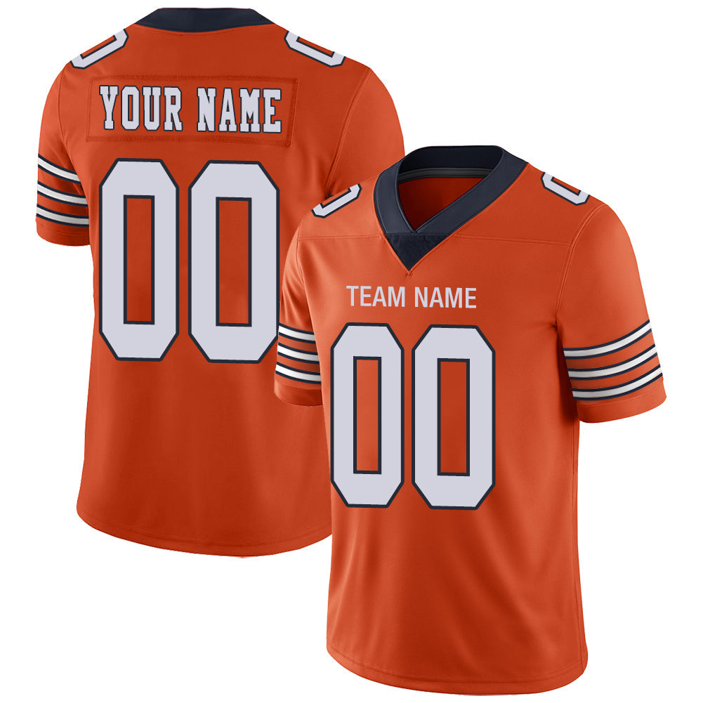 Custom orange football jersey | GameDay Jerseys