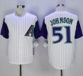 Custom Fan-Made Randy Johnson Arizona Diamondbacks #51 White Baseball Jersey
