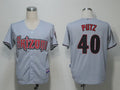 Custom Fan-Made J.J Putz Arizona Diamondbacks #40 Grey Baseball Jersey