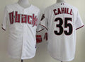 Custom Fan-Made Trevor Cahill Arizona Diamondbacks #35 White Baseball Jersey