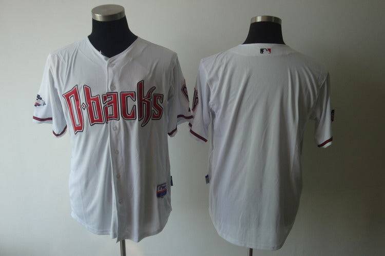 Custom Fan-Made White Arizona Diamondbacks Baseball Jersey Arizona Diamondbacks White Baseball Jersey