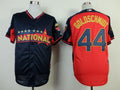 Custom Fan-Made Paul Goldschmidt Navy/Red BP Arizona Diamondbacks #44 2014 All-Star Edition Baseball Jersey