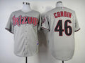 Custom Fan-Made Patrick Corbin Arizona Diamondbacks #46 Grey Baseball Jersey