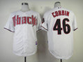 Custom Fan-Made Patrick Corbin Arizona Diamondbacks #46 White Baseball Jersey