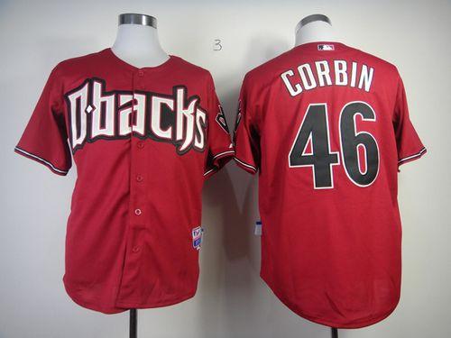 Custom Fan-Made Patrick Corbin Arizona Diamondbacks #46 Red Baseball Jersey