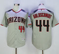 Custom Fan-Made Paul Goldschmidt Gray/Brick Arizona Diamondbacks #44 Baseball Jersey