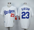 Custom Fan-Made Kirk Gibson Los Angeles Dodgers #23 White Throwback Baseball Jersey