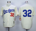 Custom Fan-Made Sandy Koufax Los Angeles Dodgers #32 Throwback Baseball Jersey