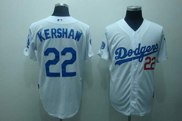 Custom Fan-Made Clayton Kershaw Los Angeles Dodgers #22 White Baseball Jersey