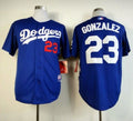 Custom Fan-Made Adrian Gonzalez Los Angeles Dodgers #23 Blue Baseball Jersey