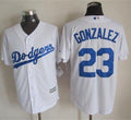 Custom Fan-Made Adrian Gonzalez Los Angeles Dodgers #23 White Baseball Jersey