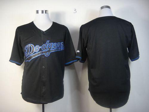Custom Fan-Made Black Los Angeles Dodgers Baseball Jersey Los Angeles Dodgers Black Baseball Jersey